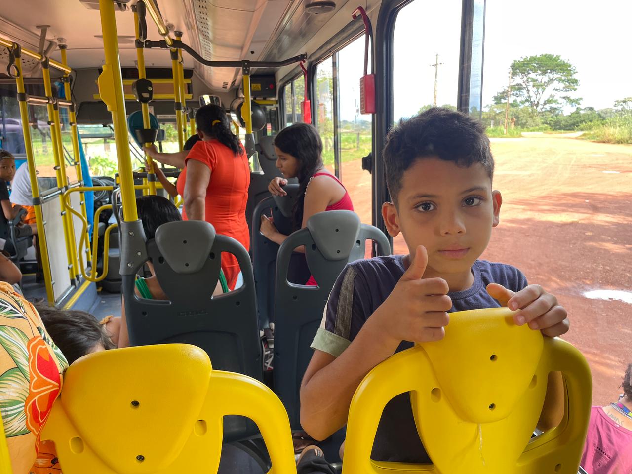 Foi a primeira vez que Anderson participou da Páscoa no Parque