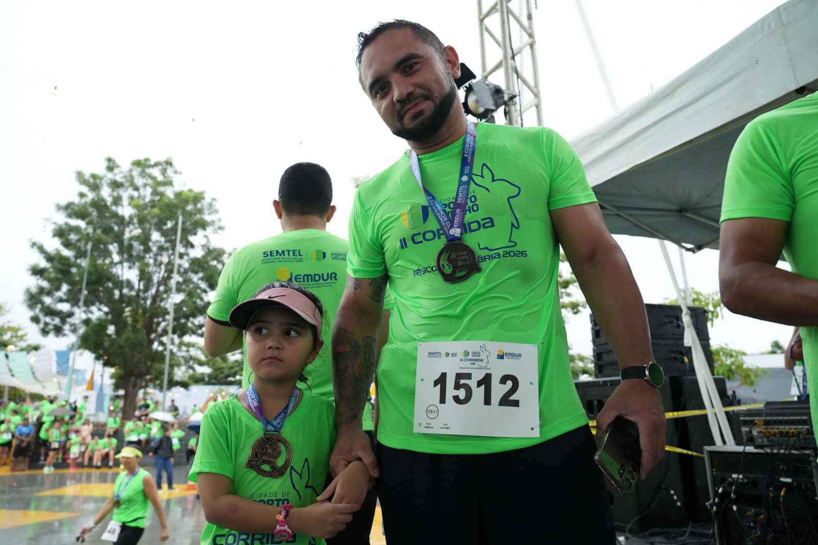 Sofia Gomes participou de uma prova e ainda conquistar medalha em sua categoria